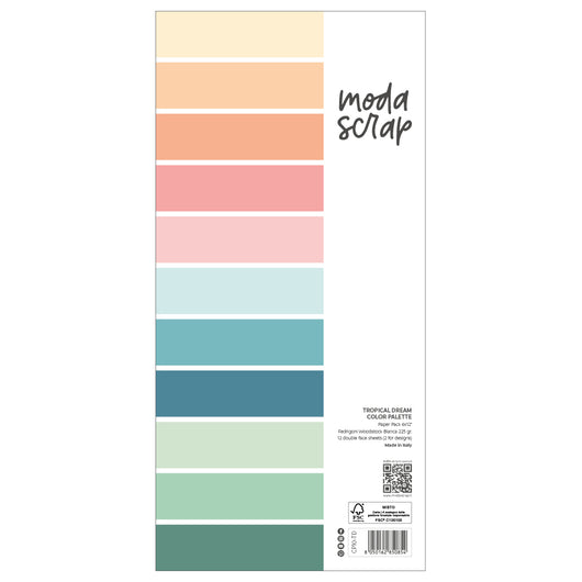 MODASCRAP COLOR PALETTE - TROPICAL DREAM 6X12