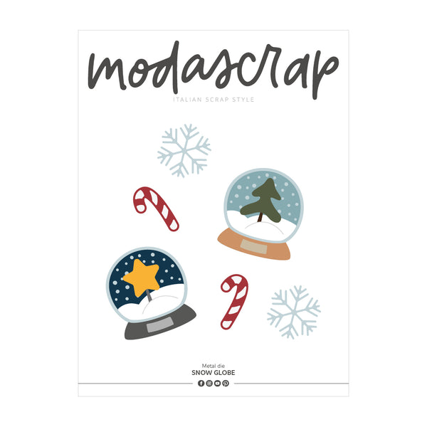 MODASCRAP FUSTELLA - SNOW GLOBE