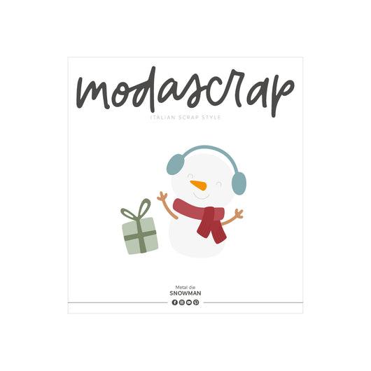 MODASCRAP FUSTELLA - SNOWMAN