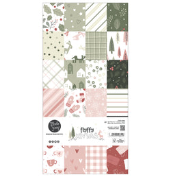 MODASCRAP - PAPER PACK FLUFFY XMAS 6X12