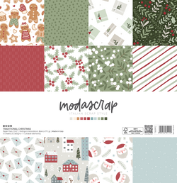 MODASCRAP - PAPER PACK TRADITIONAL CHRISTMAS 12x12